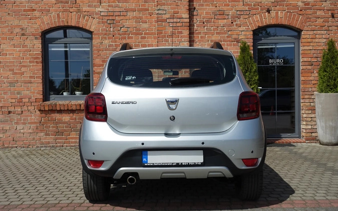 Dacia Sandero Stepway cena 37900 przebieg: 113000, rok produkcji 2019 z Pabianice małe 211